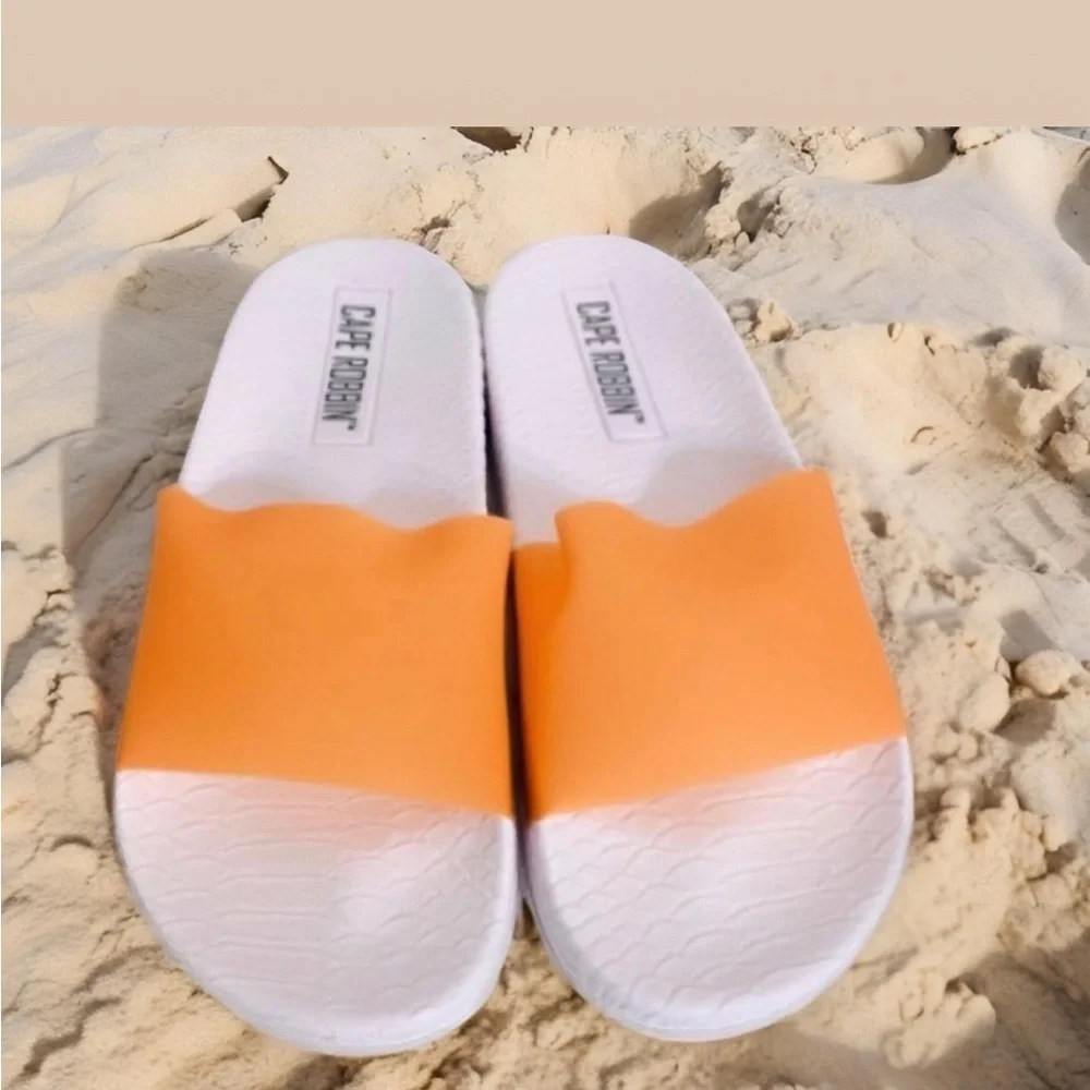 Matte Orange Slides